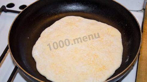 хачапури по тбилисски за 5 минут на сковороде