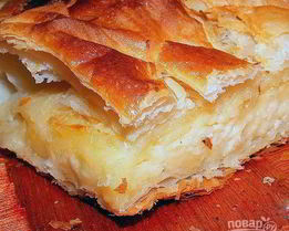 Простой хачапури с сыром в духовке