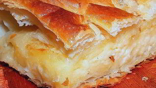 Простой хачапури с сыром в духовке