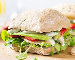 Багет с курицей