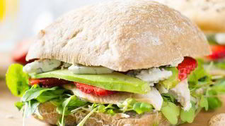 Багет с курицей