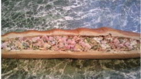 багет с начинкой