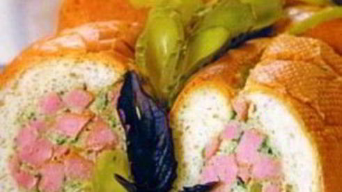 багет с начинкой