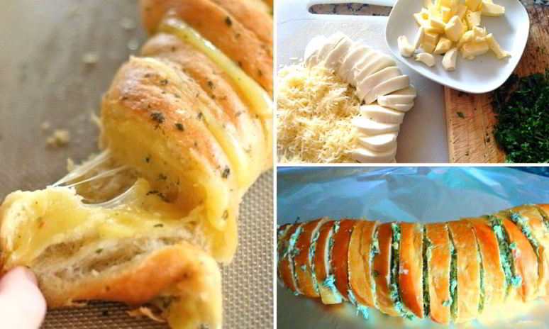 Рецепт багета с сыром