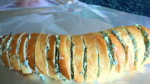 багет с сыром