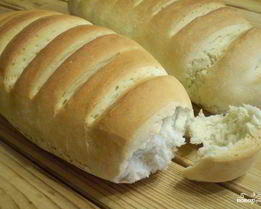 Батон в духовке