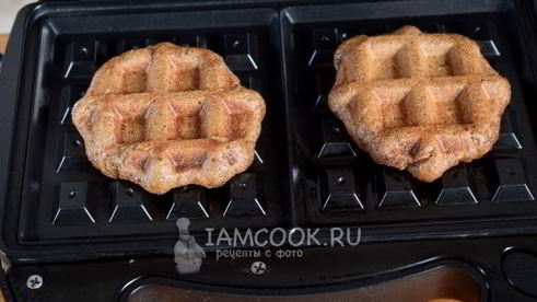 бородинский хлеб в вафельнице