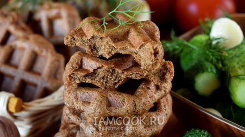 бородинский хлеб в вафельнице