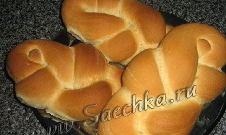 Рецепт хлеба косичка