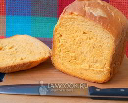 Хлеб с паприкой и луком в хлебопечке