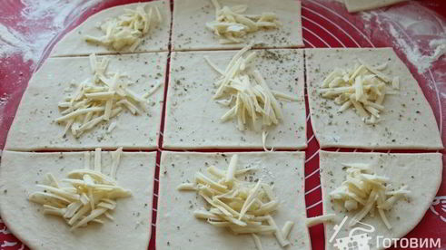 хлеб с пармезаном и итальянскими травами