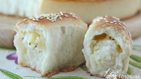 хлеб с пармезаном и итальянскими травами