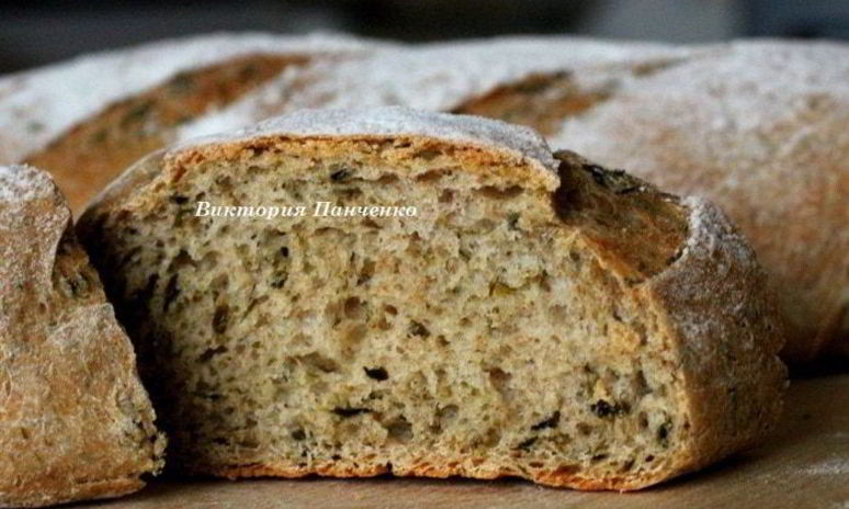 Рецепт хлеба с водорослями