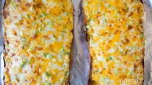 хлеб, запеченный с сыром