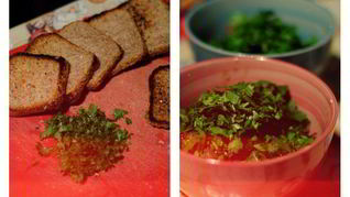 Хрустящие хлебцы с овощным угаром