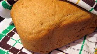 Луковый хлеб в хлебопечке из ржаной и пшеничной муки