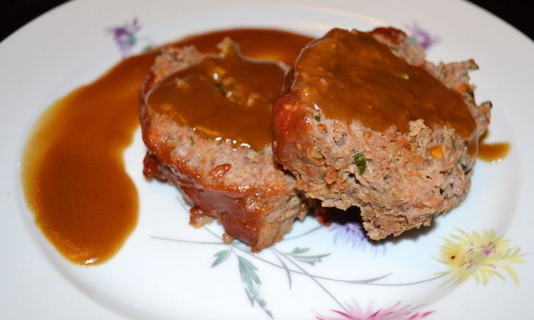Рецепт мясного хлеба с подливом