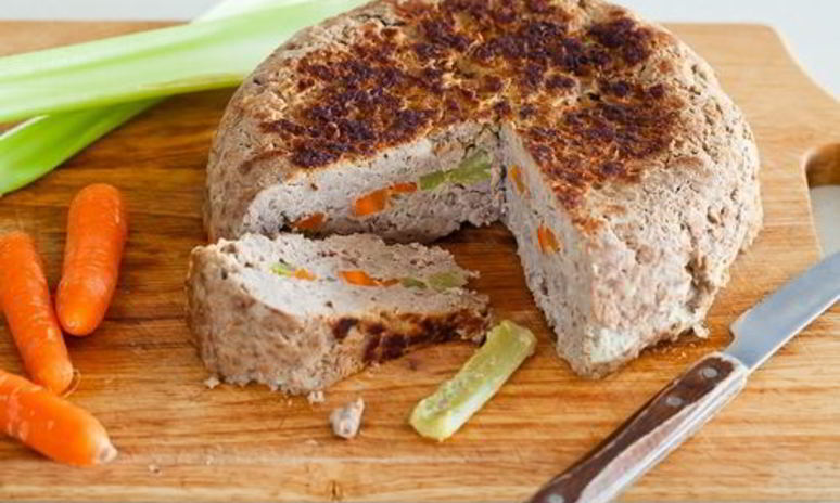 Рецепт мясного хлеба с травами