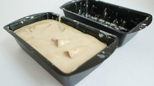 персиковый хлеб со штройзелем из овсяных хлопьев