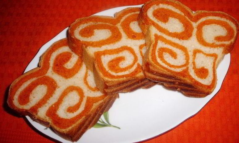 Рецепт пшенично-томатного хлеб