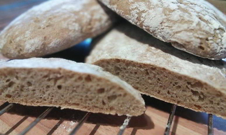 Рецепт рогиатты — чиабатты на ржаной муке