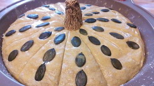 тыквенный хлеб с гречишной мукой