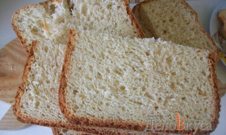 Рецепт ультрабыстрого белого хлеба в хлебопечке