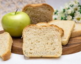 Яблочный хлеб на майонезе