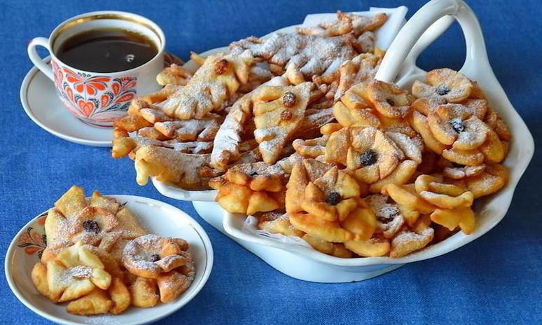 Рецепт хвороста на молоке