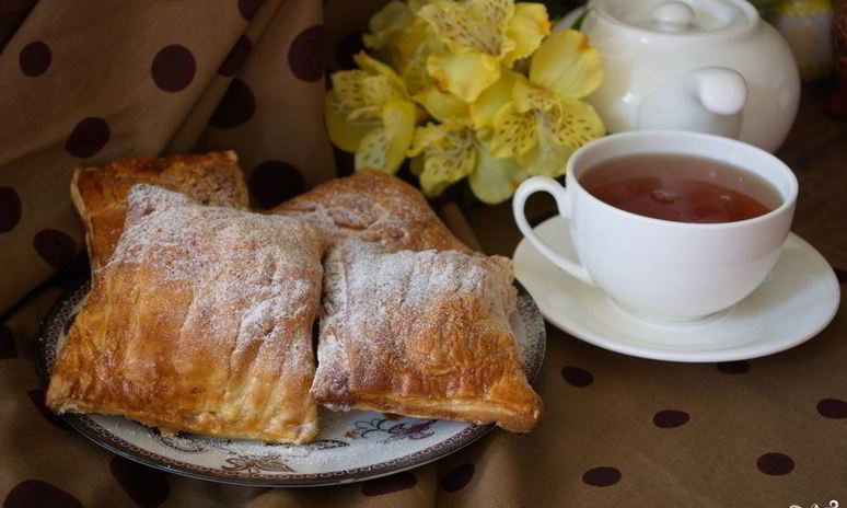 Рецепт конвертиков из слоеного бездрожжевого теста