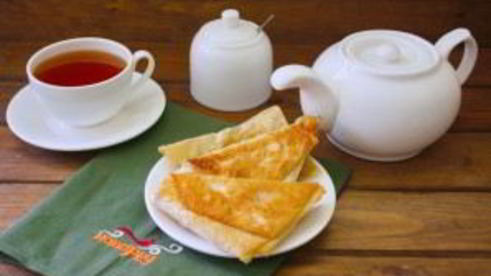 конвертики с сыром и зеленью