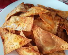 Чипсы из лаваша с копченой паприкой