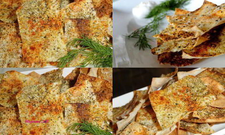 Рецепт чипсов из лаваша