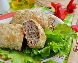 Фарш в лаваше по-провански