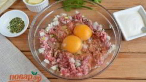 фарш в лаваше по-провански