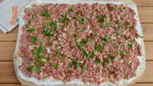 фарш в лаваше по-провански