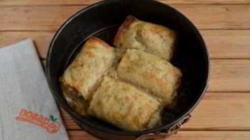 фарш в лаваше по-провански