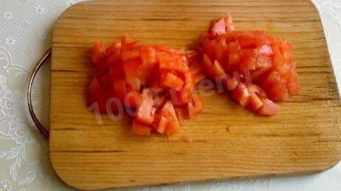 фаршированный овощами лаваш в духовке