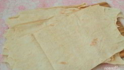 горячий лаваш с сыром