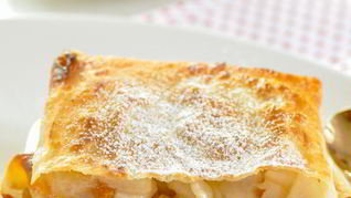 Хрустящие конвертики из лаваша с фруктами