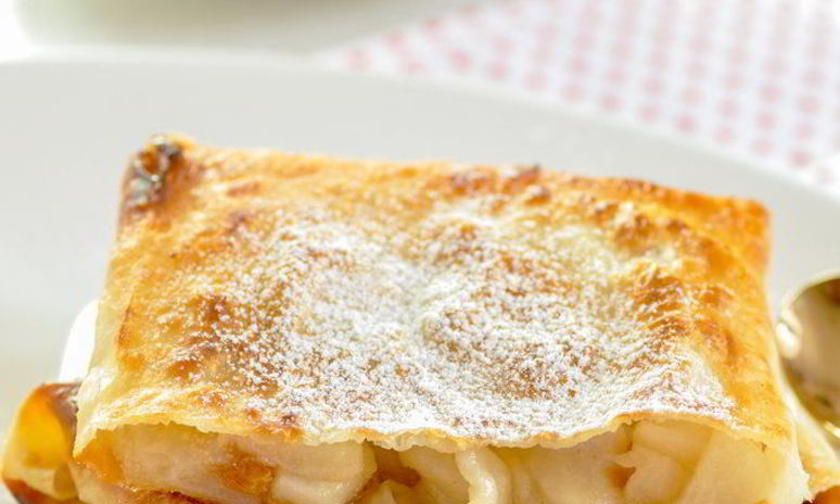 Рецепт хрустящих конвертиков из лаваша с фруктами