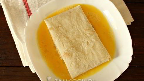 конвертики из лаваша с сыром и ветчиной