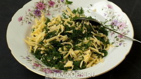 конвертики из лаваша с сыром и зеленью