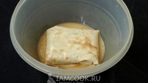 конвертики из лаваша с сыром и зеленью