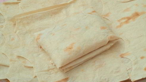 конвертики из лаваша с ветчиной и сыром