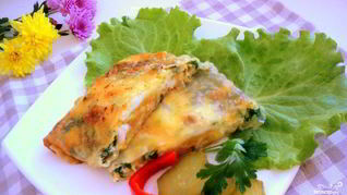 Конвертики из лаваша