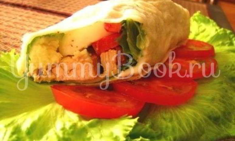 Рецепт куриной грудки в лаваше