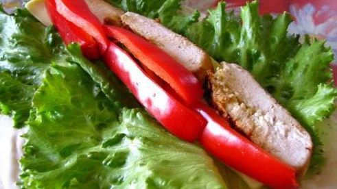 куриная грудка в лаваше