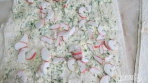 лаваш, обжаренный в яйце