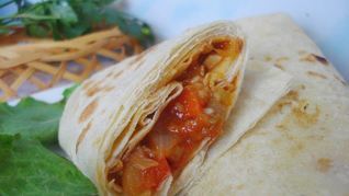 Лаваш с баклажанами